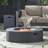 Fen Concrete Propane Smokeless Fire Pit Table-262806621