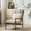 Fauteuil rembourré gris-1608443133