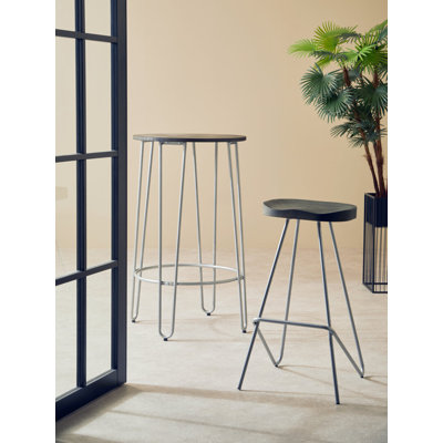 Counter Stool with Metal Frame