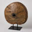 Antique Cart Wheel on Stand Sculpture