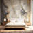 Gray Gold Marble Elegance Wall Mural-1226674625