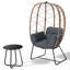 Fauteuil debout avec table d'appoint et coussins Jorden-1367542087