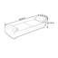 Banc rembourré en cuir véritable Minesha-625883984
