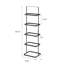 Yamazaki Home Steel Upright 5 Pair Shoe Rack with Handle-537394131