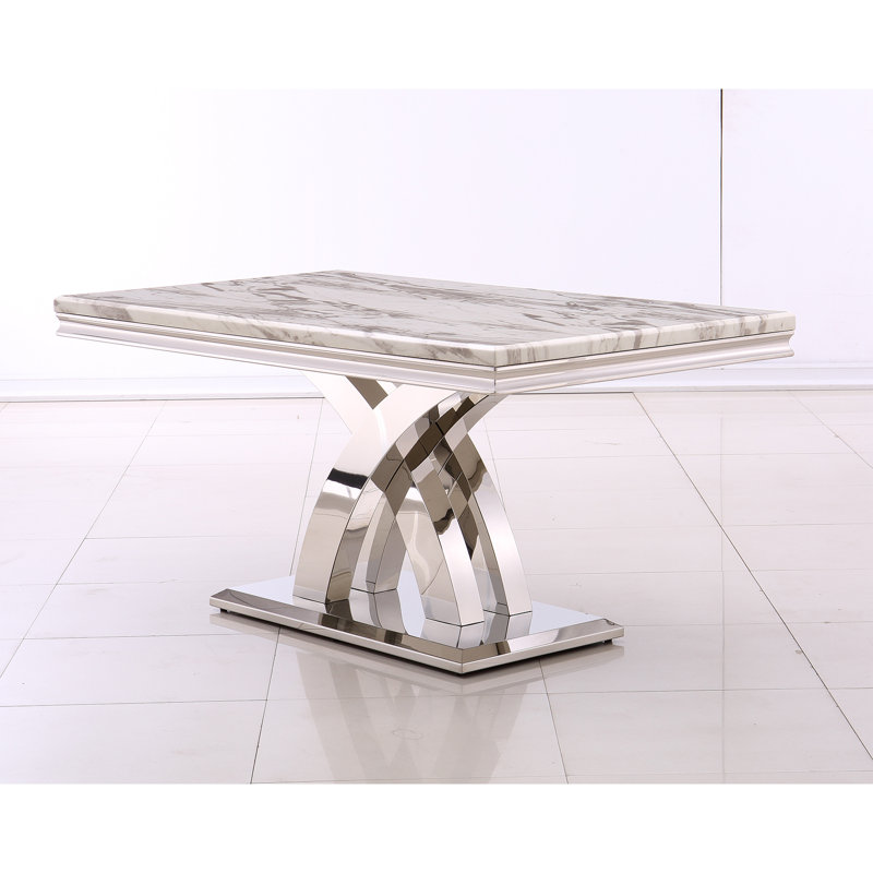 Hyacinta Metal Base Dining Table