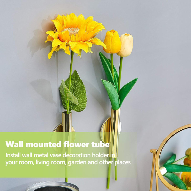 Migual Metal Wall Vase