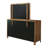8-Drawer Dresser And Mirror Walnut