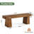 47" Solid Wood Dining Bench, Indoor Bench For Kitchen, Dining Room, Hallway, Entryway