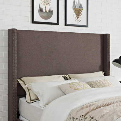 Benedict Upholstered Linen Panel Headboard