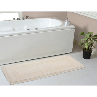 Opulent Absorbent Cotton Soft Bath Rug