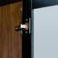 Armoire de rangement H 70,87 po avec 4 tablettes coulissantes et 2 portes vitrées - Armoire garde-manger multifonctionnelle moderne pour la cuisine, le salon ou la salle à manger-235750320