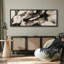Grande impression sur toile encadrée, reproduction abstraite neutre pour décoration intérieure moderne-119329005-119329007