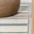 Janus Classic Coastal Ticking Stripe Reversible Machine-Washable Cream/Navy Indoor/Outdoor Rug-1507909624
