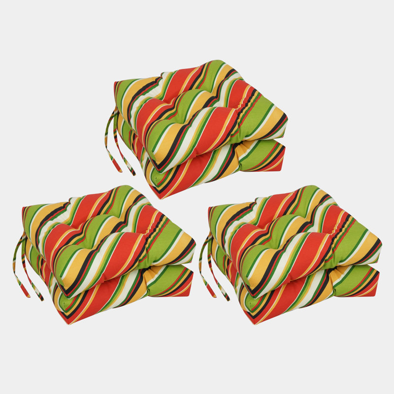 Coussins de chaise carrés de 16 pouces (ensemble de 6)