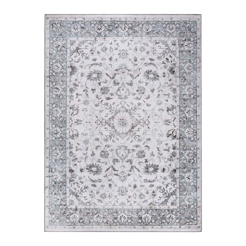 Tapis ou coureur en polyester Scarlytt Agra, Rectangle 5 pi 7 po x 8 pi 9 po