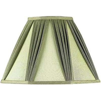Bell Silk Lamp Shade With Spider Fitting 12"H