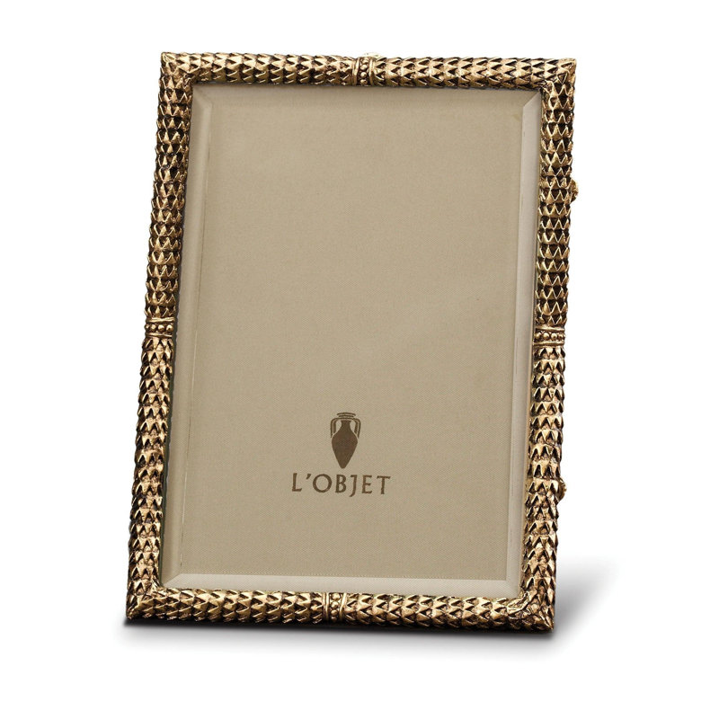 Scales Frame, Gold, 24k Gold Plated, 8" W x 10" H