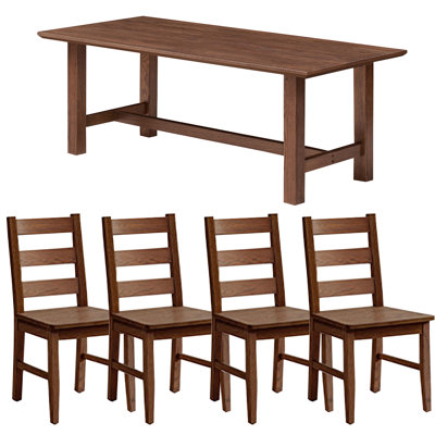 Rectangular 33.46'' W Dining Set