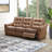Bennith Upholstered 85.5 " Top Grain Leather Sofa Power Reclining