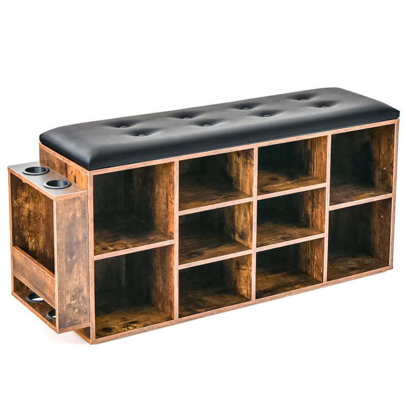 Bala Faux Leather Upholstered Storage Bench