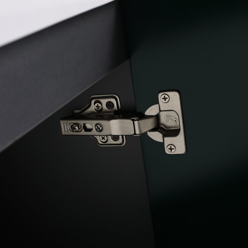 Meuble-lavabo autoportant sans lavabo, Vert foncé