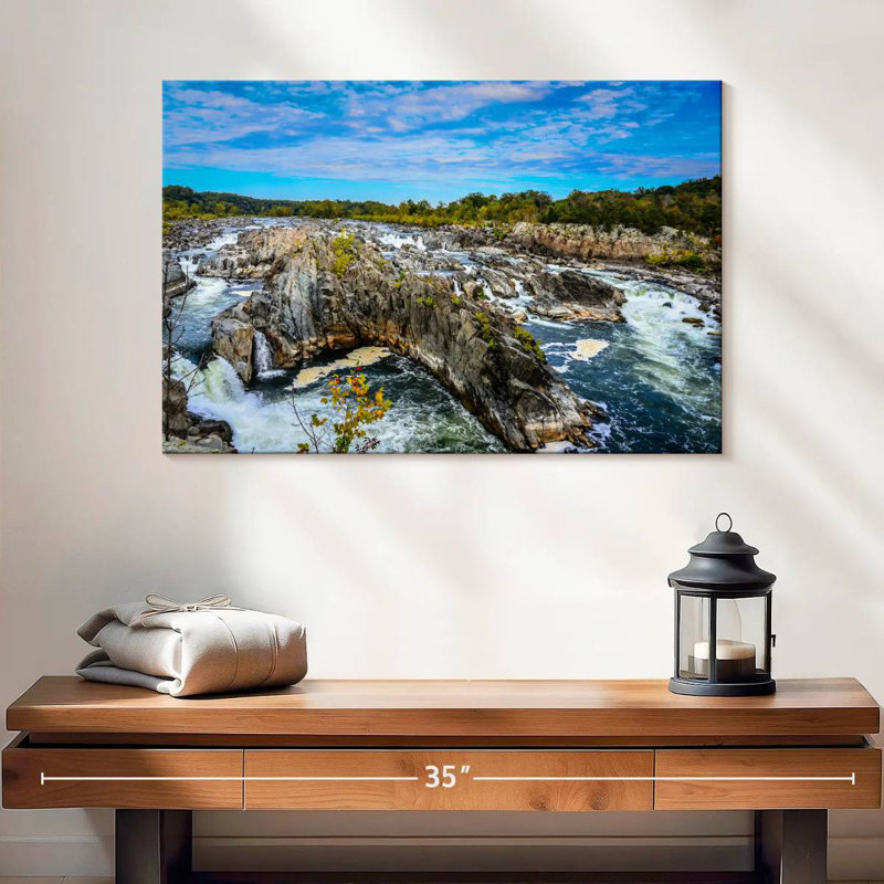 Great Falls, 16" H x 24" W