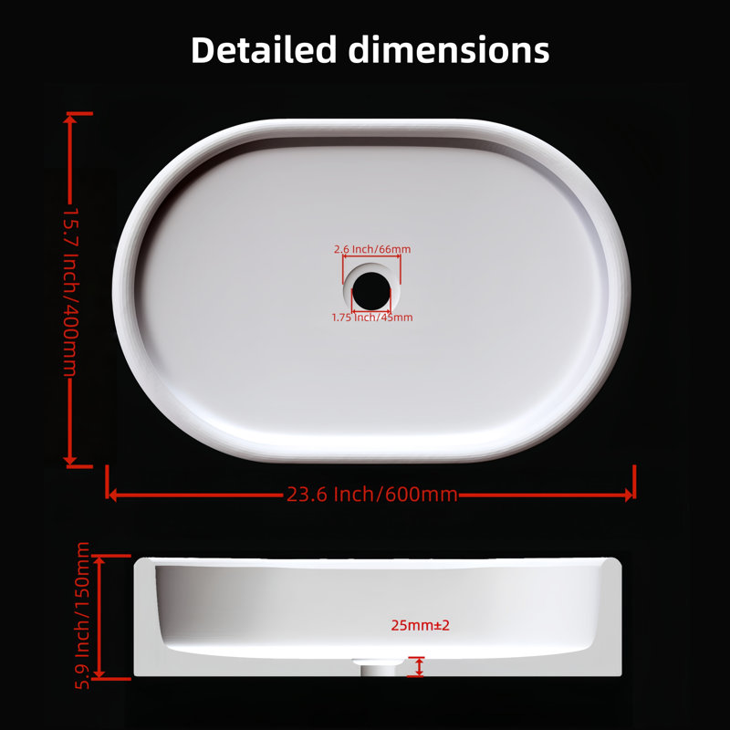 Lavabo vasque ovale en marbre naturel pour salle de bain, couleur grise, semi-poli, drain pré-percé Elegance fabriqué à la main, sophistication finie