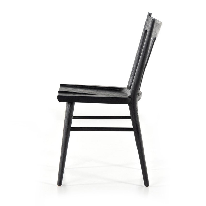 Gregory Dining Chair, Black Oak