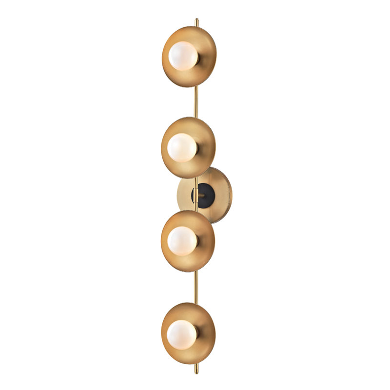 Julien 4 - Light Bath Bar, Aged Brass