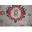 Tapis rond en laine fabriqué à la main 9 x 9 po Oushak