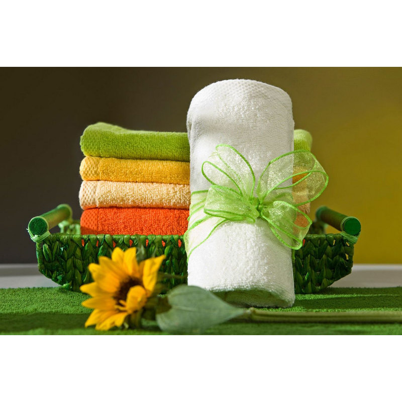 Hrithvik Midweight Jacquard Hand Towel, Bottle Green