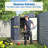 Metal Lean-to Storage Shed Multiple Sizes-84891947