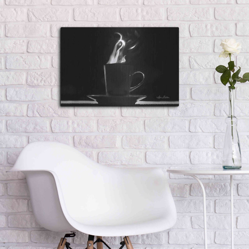  «Coffee Time I» par Lori Deiter, art mural en métal, 36 po x 24 po, H 16 po x l 24 po