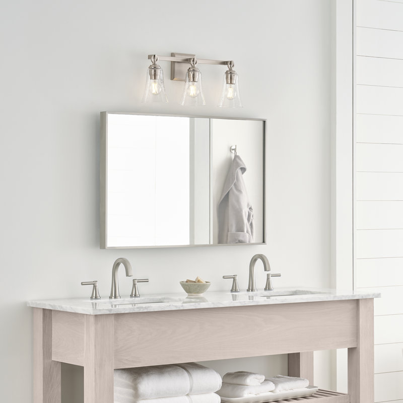 Monterro 3 - Light Vanity Light, Satin Nickel
