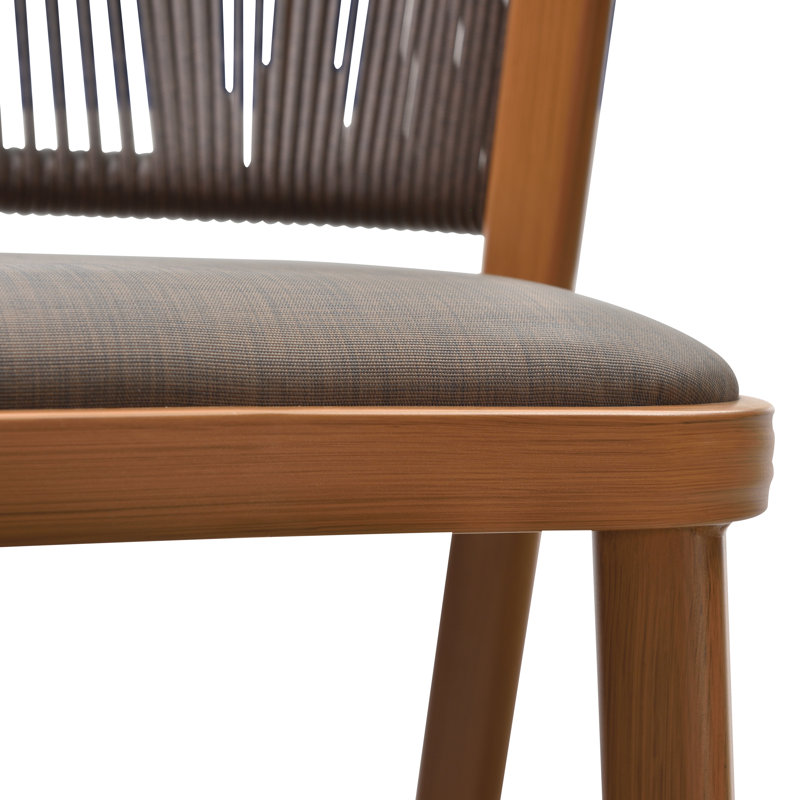 Upholstered Low Back Bar & Counter Stool With Metal Frame (Set Of 2), Brown