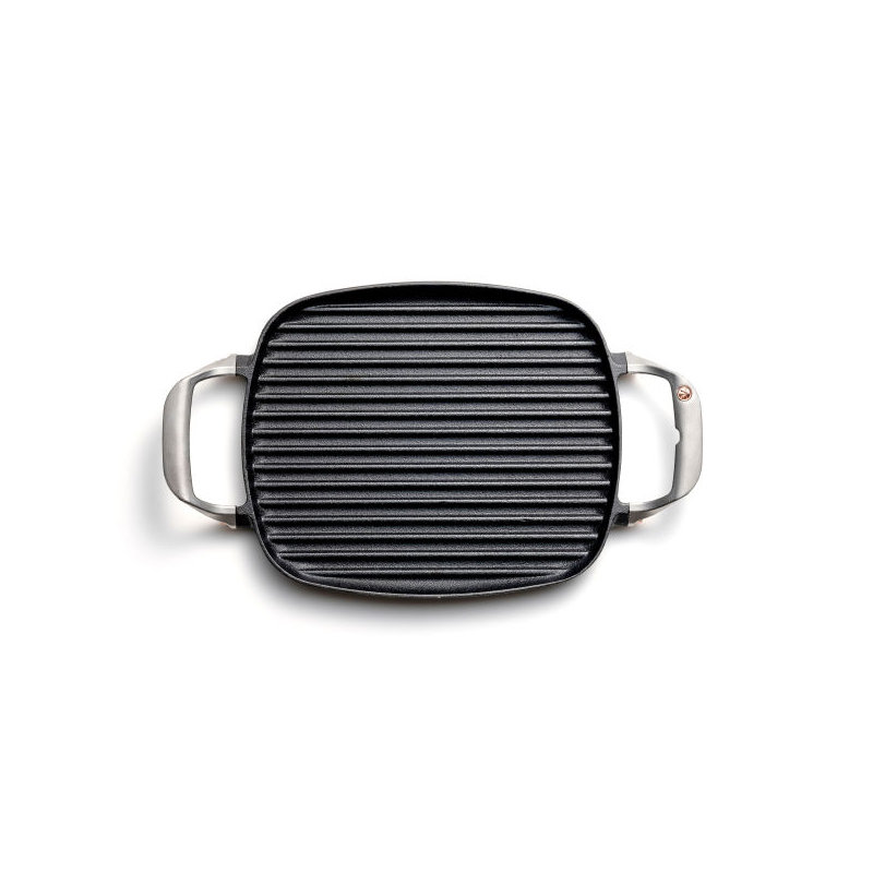 Outset Cast Iron Grill Pan With Ridges