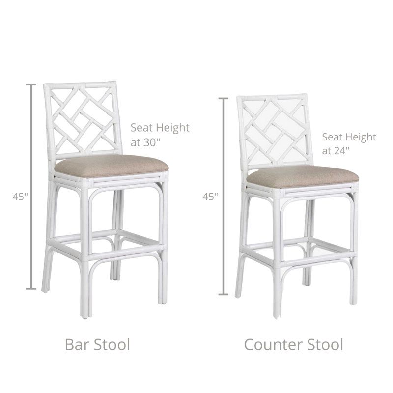 Tabouret Fulton, Siège beige / structure grise, Tabouret de comptoir (siège d'une hauteur de 24 p