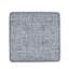Repose-pieds carré capitonné avec rangement - tissu tissé gris-bleu-431662230