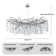 Paree 18 - Light  47.5" Luxury Real Crystal Chandeliers Dimmable  Kitchen Island Square / Rectangle Chandelier