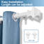 Tringle à rideaux simple réglable 1 po Adelene-290140613-290140612