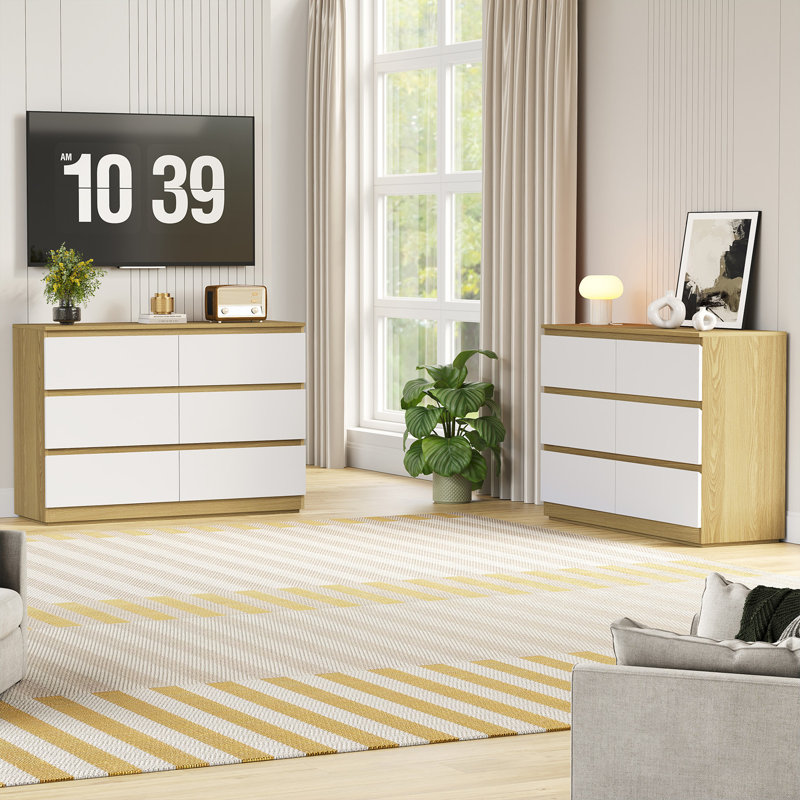 100cm W 6 - Drawer Chest of Drawers