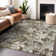 Machine Washable Indoor/Outdoor Cinead ACN1708 Brown Rug