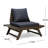 Dark Grey Furniture With Cushions And Extra Seat Space - Outdoor Waterproof Expanded Area-621662325