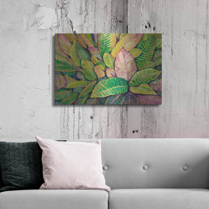«Luxe Metal Art« Tropical Close Up I »par Tim O'Toole, Art mural en métal, 36 po x 24 po par Tim O'Toole