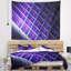 Tapisserie abstraite en métal mauve clair-28496875