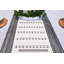 Chemin de table et napperons en coton tissé, chemin de table de salle à manger, foulard de commode style campagnard-410883551-410883552-414961814