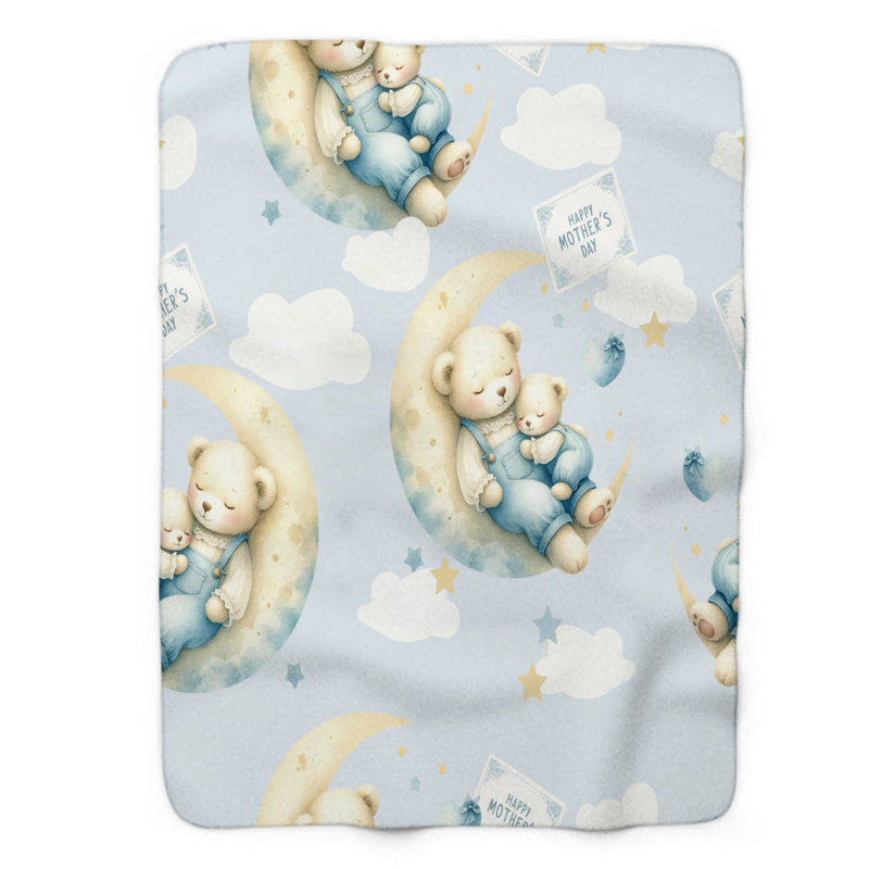 Maman - couverture de qualité supérieure 1 pièce, L 50 po x L 60 po