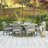 6 - Person Acacia Wood Patio Dining Set with Rectangular Table , Cushions Included-2135848670