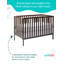 Lit de bébé convertible 3-en-1 Palmer Deux Remi-36392532
