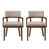 Khaki Cushion/Walnut Frame selected